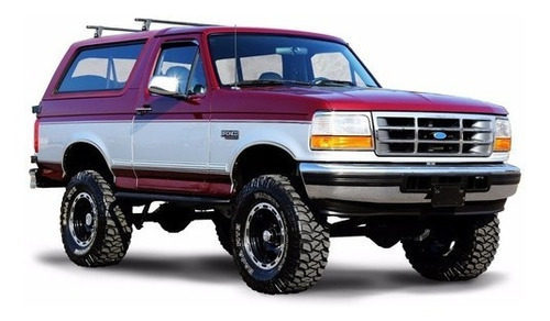Imagen 2 de 6 de Juego Espejos Cromados P/ford F 150 Bronco 96 97 98 99