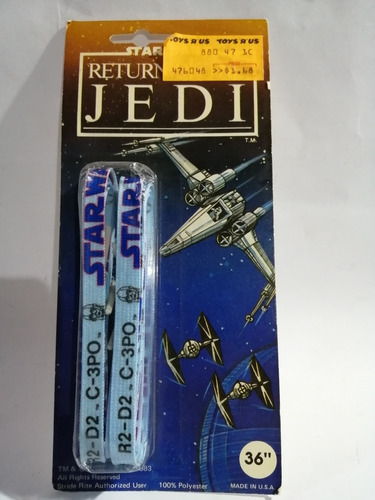Star Wars Vintage C3-po R2-d2 Agujetas Return Of Jedi 1983 (Usado)