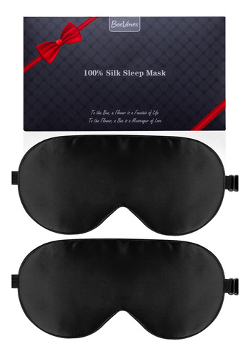 Silk Sleep Mask Beevines Mulberry Silk 2 Pack For Women