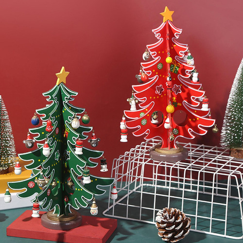 Adorno De De Navidad En Miniatura De Madera Para Hacer Tú
