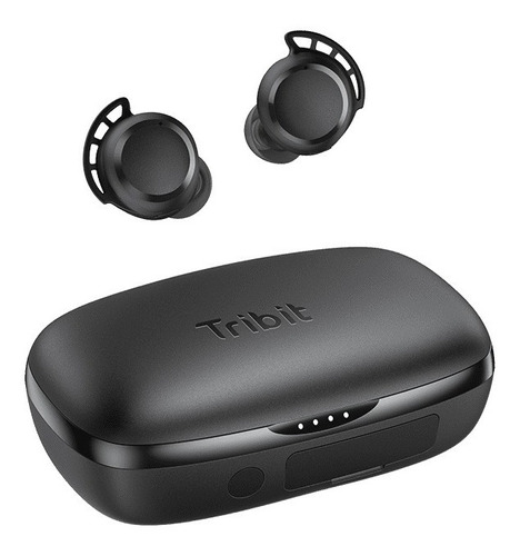 Audífonos Bluetooth Tribit Fly Buds 3 Power Bank Bass Ipx7 Color Negro