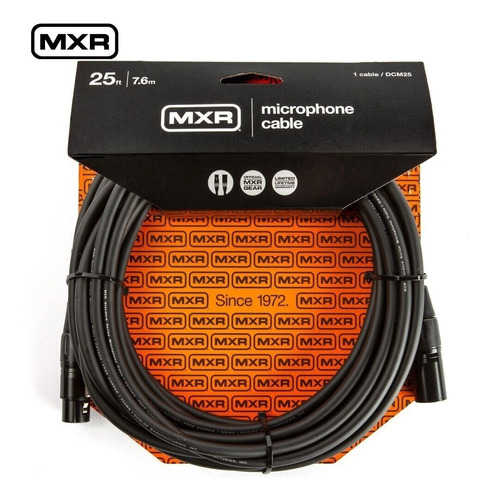 Cable Xlr Mxr Dcm25 Canon/canon 7,6 Mts Micrófono Oferta!!!