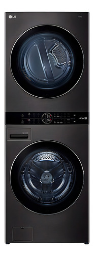 Torre De Lavado Y Secado Washtower LG 14kg Wk14bs6 Color Negro