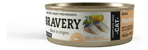 Bravery Kitten Caballa 70g / Comida Húmeda Super Premium 