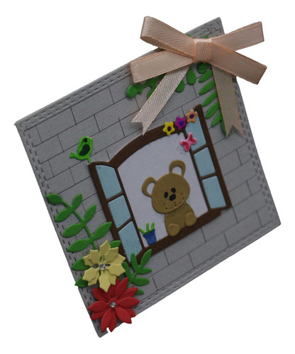 Plantilla Para Cortar Osos, Bricolaje, Álbum De Recortes, Ál