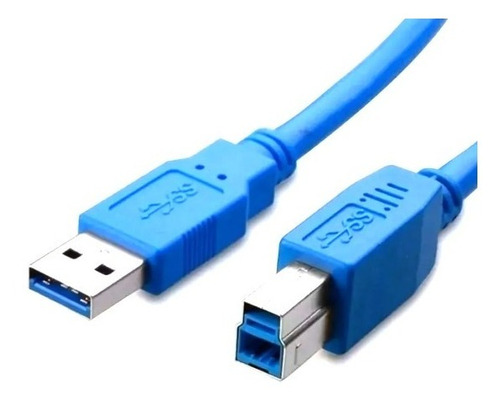 Cable Usb 3.0 Am A Bm Azul 3 Mts