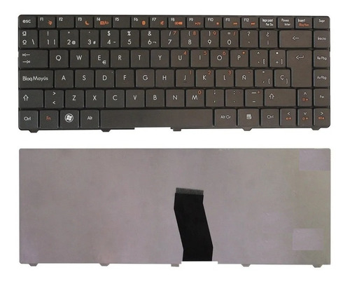 Teclado Gateway Z06 Nv42 Nv44 Nv48 Cable Largo Español