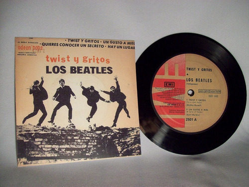 Disco De Vinilo De Los Beatles Para Adorno + Lamina