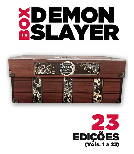 Mangás - Box Demon Slayer Vols.1 Ao 23 - Novos/lacrados