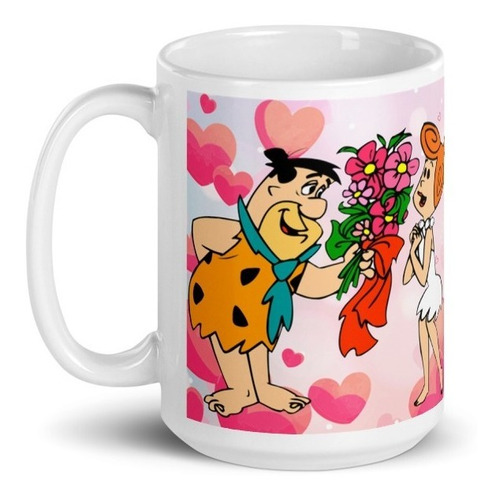 Taza Pedro Picapiedra Amor