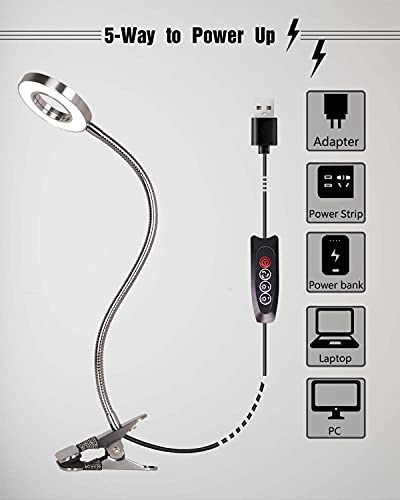 Luz De Lectura Led, Lámpara Ajustable Para Cabecero De Cama,