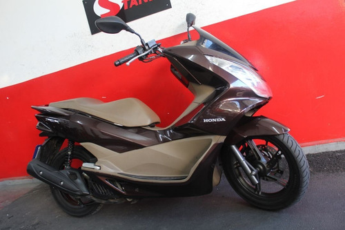 Imagem 2 de 11 de Honda Pcx 150 Dlx 2018 Marrom