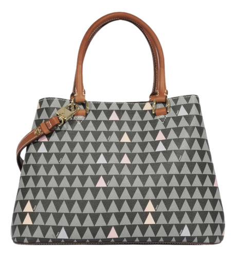 Bolsa Tote Schutz Lara New Triangle Cor Preto