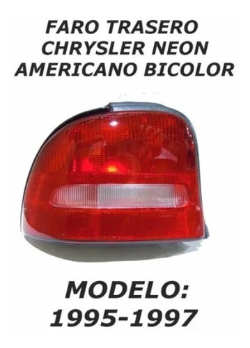 Faro Trasero Chrysler Neon 1995 1996  1997