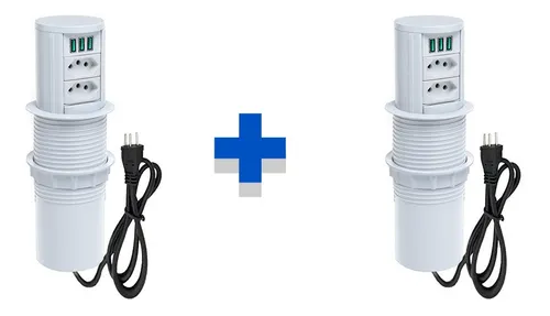 comprar Kit Mini Totem Automático 2 Tom 20a 3usb 5.2a