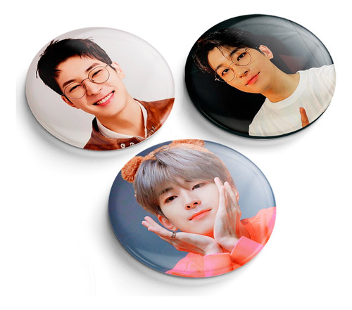 Bottons Seventeen 3,5cm - Kpop Kit 6 Jeon Wonwoo