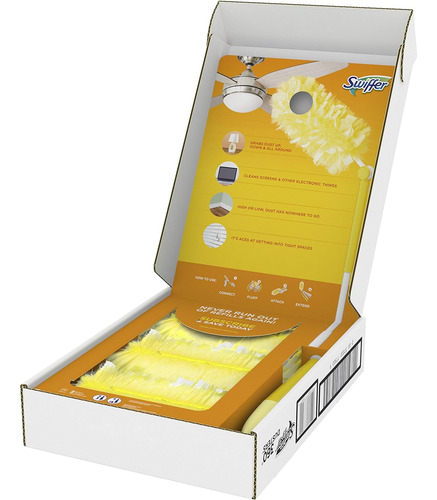 Swiffer Dusters Kit Básico De Mango Extensor Resistente (1 M