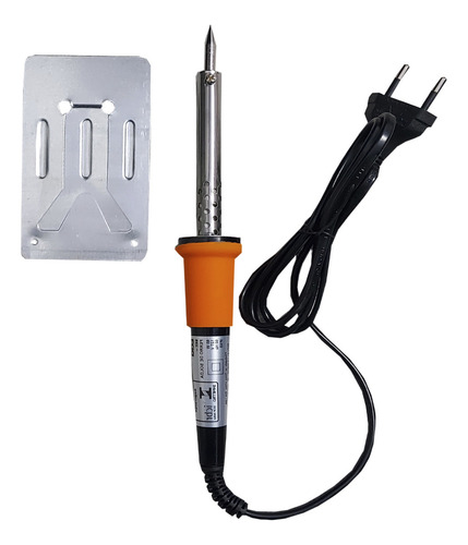 Kit Ferro De Solda 110v 60w Com Tubo De Estanho 25g