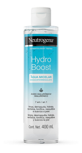 Imagen 1 de 1 de Agua Micelar Neutrogena Hydro Boost Facial 400ml 