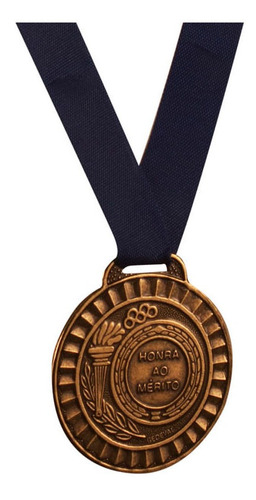Medalha Gedeval 45mm Bronze Com Fita Única