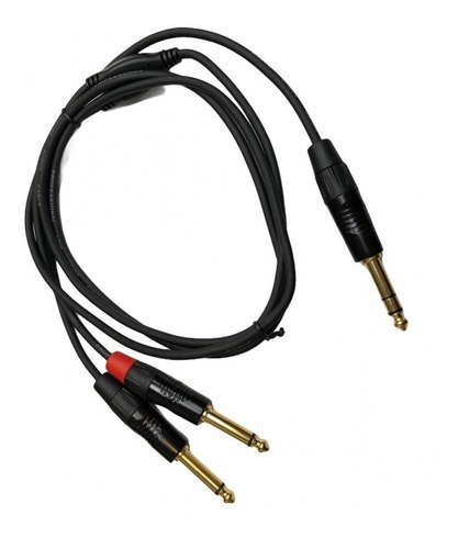Cable Plug Trs / 2 Plug Ts (insert) Rean By Neutrik 1.5m