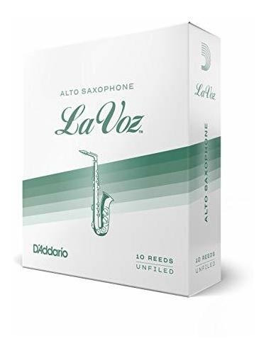 Draddario Woodwinds La Voz Alto Sax Cañas, Resistencia Medi