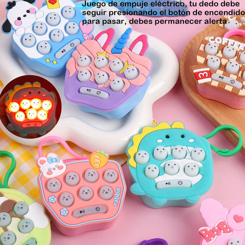 Juguetes Eléctricos Aleatorios Mini Pop It Quick Push De 10