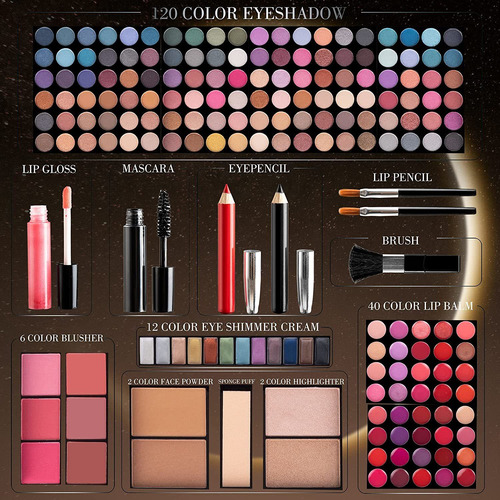 Kit De Maquillaje Completo Todo En Uno 120 Colores 