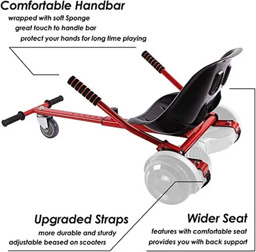 Hishine Hover Kart Hoverboard Asiento Accesorio Para Auto Eq