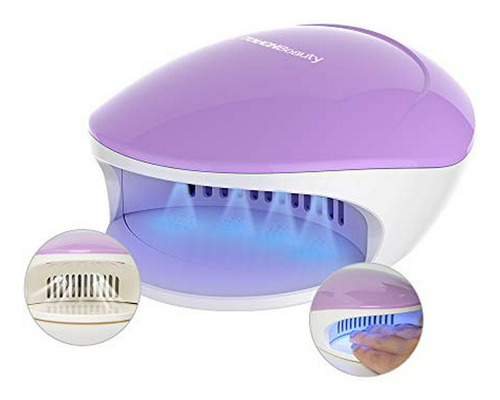 Secadores De Uñas - Fan & Uv Light Nail Dryer For Regular Po