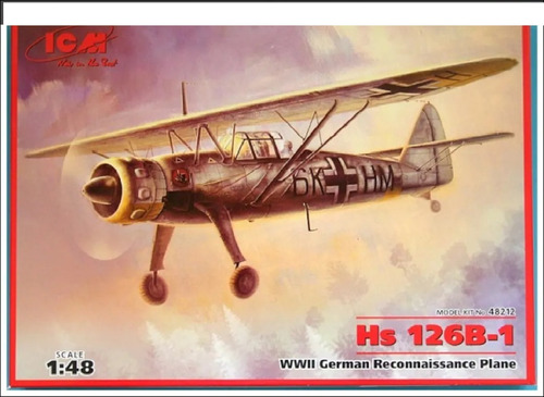 Icm Hs 126b-1 Wwii German Plane 1/48 48212 Milouhobbies