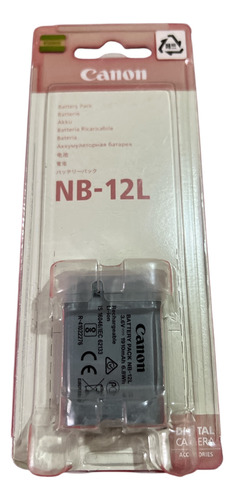 Canon Nb-12l Original Compativel Ps N100 Powershot G1 X Mark Cinza
