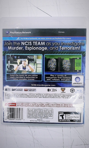 Imagen 3 de 3 de Ncis Based On The Tv Series Ps3