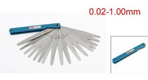 Uxcell 0.02 1.00 Mm Metrica Gap Medida Feeler Gauge