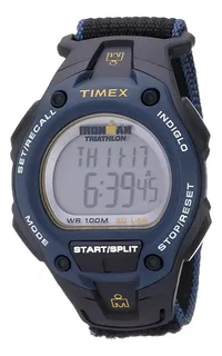 Reloj Timex Ironman Classic Para Hombre T5k413, Negro Y A...