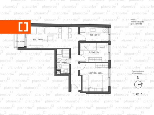 Venta De Apartamento Obra Construcción 2 Dormitorios En Palermo, Ventura Soho Unidad 306