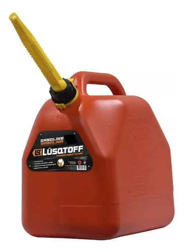 Bidón Homologado 10 Lts Combustible Pico Vertedor Lusqtoff