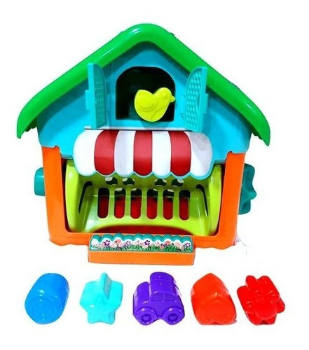 Imagen 5 de 8 de Casa De Actividades Didáctica Mini House Calesita - Color Multicolor