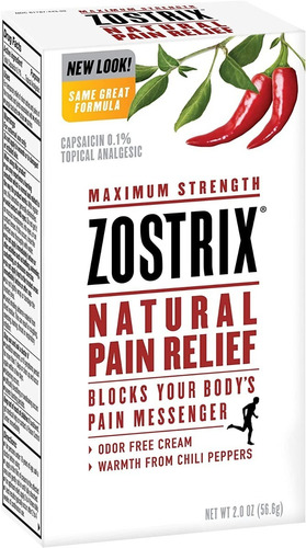  Zostrix Pain Relief Cream Maximum Strength 2 Oz 3 Pack Msi