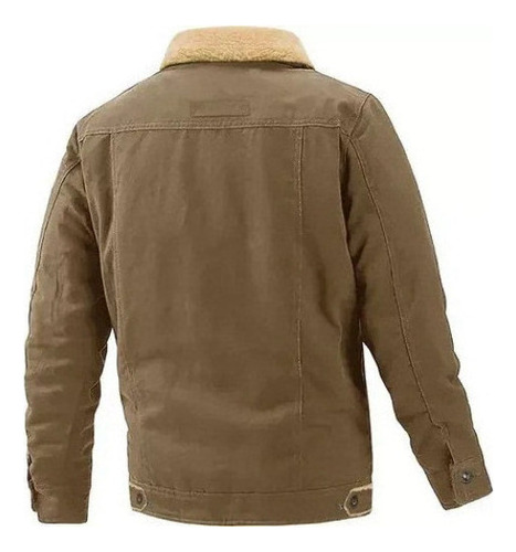 . Jaqueta Masculina Forrada Com Lã Grossa E Quente