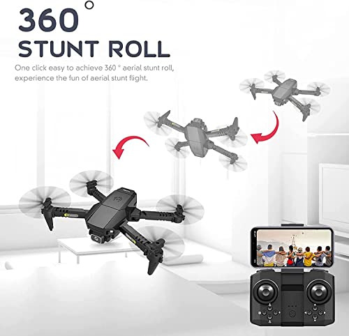 Dron Fpv Plegable 1080p Con Cámara Y 2 Baterías