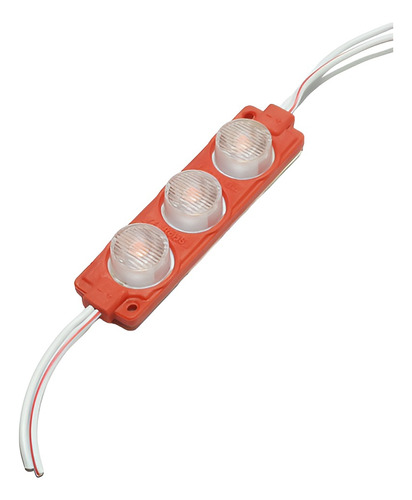 Modulo 3 Led Lupa Rojo 12v