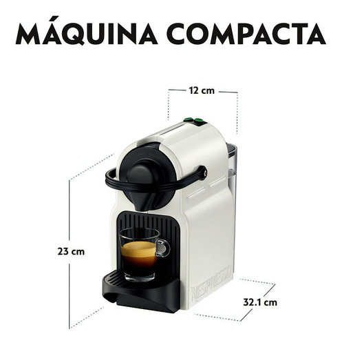 Cafetera Nespresso Inissia Negra