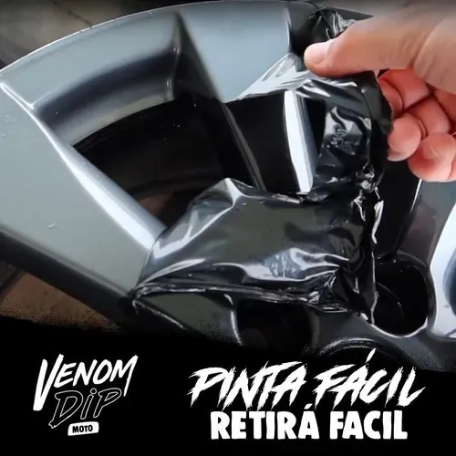 Pintura Removible Moto En Aerosol Venom Camaleon Azul Violet