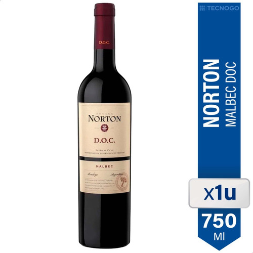 Vino Norton Tinto Malbec Doc Vegano - 01almacen