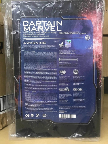 Captain Marvel 1/6 Endgame Avengers Marvel Hot Toys En Mano