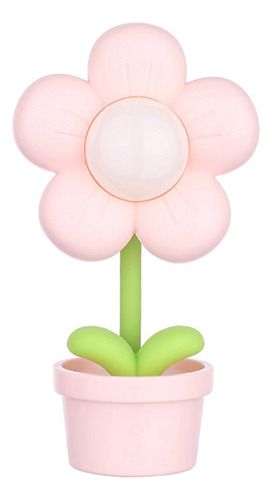Lámpara De Noche Con Forma De Flor De Dibujos Animados, Func