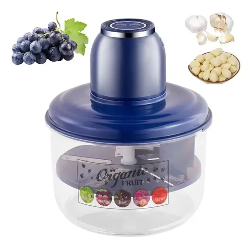 Pelador Eléctrico De Uvas Y Frutas Pequeñas - Recargable Por USB - 5 Cuchillas - Para Ajo, Tomates, Cerezas