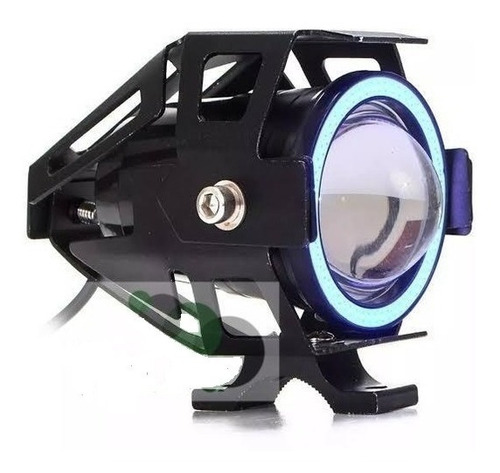 Kit Foco Led Ojo De Ángel Moto Parrilla Auto Luz Neblinero