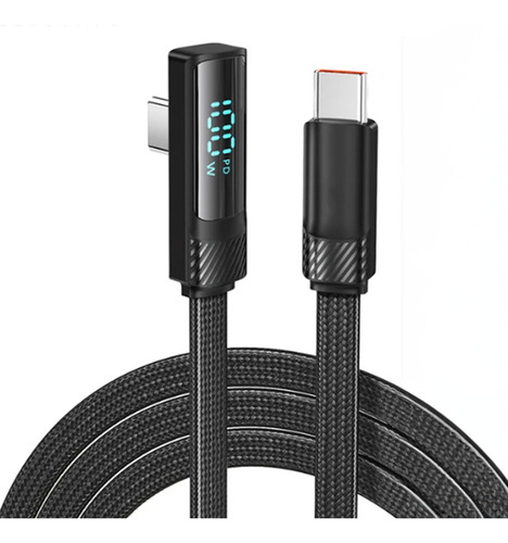 Cable De Carga Rapida Usb C Pd 100w Tipo L Display Pantalla